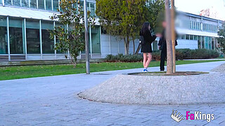 Lara Croft getting wild in the street. Are you Juanjo? I want to fuck today