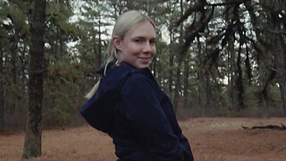 Two sick perverts take bubble butt MILF for a crawl into the woods