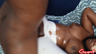 Babe with Good Pussy got oiled up and fucked so good-A must watch!!!