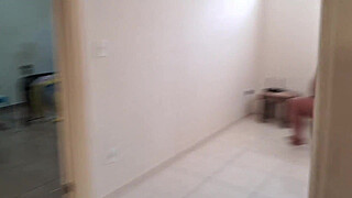 Stepmother is caught masturbating and her stepson fucks her big pussy