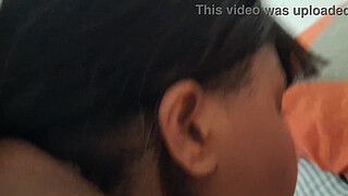 Stepmother is caught masturbating and her stepson fucks her big pussy