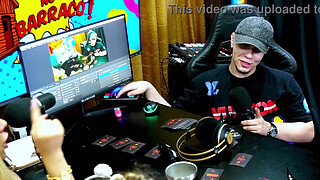 Ruan couldn't hold back and caught Bruna Lambertini naked in a hot way, how hot! - Podcast Pápum no Barraco!