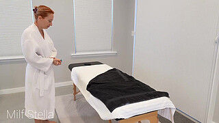 Huge Tits Redhead MILF Gets Oiled Up For Massage - HAPPY ENDINGS E02 - FREEBIE