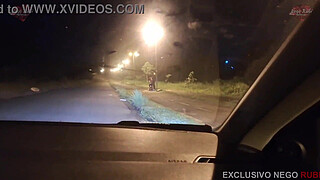 Married woman goes out on the street and a stranger with a huge cock fucks her so hard that she forgot her husband was filming