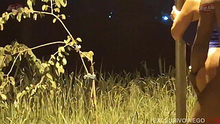 Married woman goes out on the street and a stranger with a huge cock fucks her so hard that she forgot her husband was filming