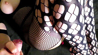 Spanked and cum on face