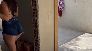 I paid my bricklayer's daily wage with my pussy