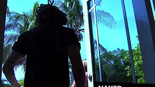 Fucking my Blonde Stepsister outside the house our parents bought together