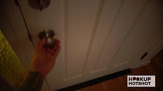 Tiny Titties Blonde Tallie Lorraine Is Being Fucked On All Her Fours!