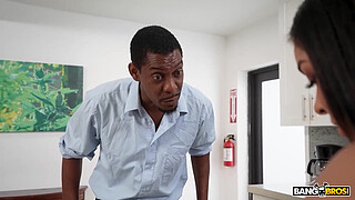 BANGBROS - Juliana Dreams Gets An Oily Breast Massage And A Titty Fuck By Her Stepfather