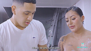 The Baker left my ass full of cum - Mariana Martix