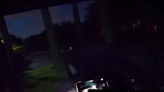 Latina Amateur Fucking her Supposed Uber Driver in public parking lot