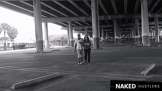 Public Blowjob from Fully Clothed White Girl I just met at the Train Station