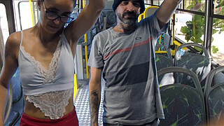 Student being groped on the bus in public!