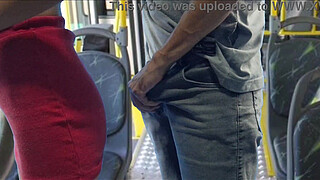 Student being groped on the bus in public!