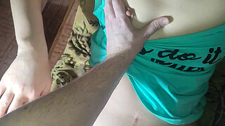 Close-up, juicy Asian pussy, she's made for cumming.