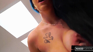 PAWG BADDIE BBW White girl doing what she does best twerking her fat ass and stuffing her face with dick