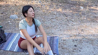 BRATTY BIG TITTY LATINA STEP SIS wanted to FUCK in a national park - Cami Strella