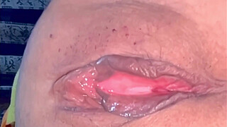 Amateur Pink Pussy: 80 days after losing her virginity.