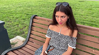 Picked up a cute girl on the street and fucked her in the ass with friends