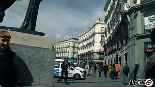 A stranger on the street sticks a dildo in me and then we have lesbian sex.