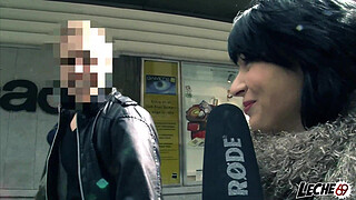 A stranger on the street sticks a dildo in me and then we have lesbian sex.