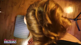 Exotic Cutie Micah Rubs Her Tits While She Sucks A Cock And Makes It Cum!