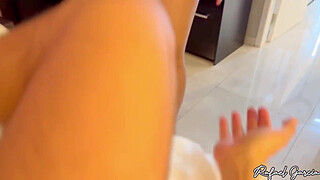 I couldn't bear to look at the little slut through the in the door and I went in to fuck her wet pussy nicely