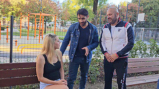 Christen Courtney 3 on 1 DP, Gagging Deepthrat, Ass to mouth, Rough Sex, Cum in mouth