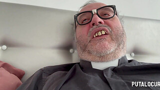 PutaLocura - Busty Latina Lia Ponce is punished and fucked by Father Damian