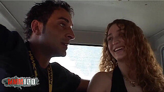 Young spanish redhead Monica Ledesma outdoor fucking - Remastered