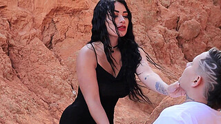 A very slutty Goddess stalks a boy with a huge cock - ALEJANDRA PALACIOS