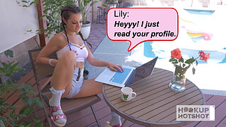 Collared Slut Lily Adams Gets Face-Fucked & A Rough Pound!