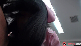 Japanese naughty nurse Yui Nozomi had cock sucking,uncensored.