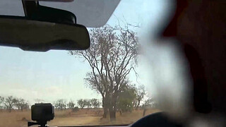 Real Kenyan Whore Gets Picked Up And Deep Throat Fucked In The Car!