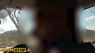 Real Kenyan Whore Gets Picked Up And Deep Throat Fucked In The Car!