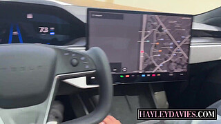 Big Tits Blonde Bombshell Hayley Davies Wild Rides Eye Candy Uber Driver!