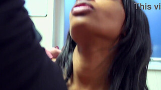 Ebony Stripper Can't Stop Fucking The Club Manager After Her Shift