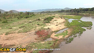 Bratty African Hottie POV Pussy Wrecked By White Boyfriend In The Park!