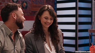 Boomer gets a public handjob from GenZ babe