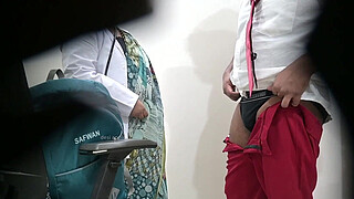 student cock checkup done by a doctor in clinic