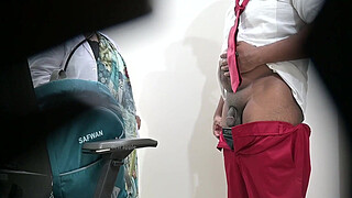 student cock checkup done by a doctor in clinic