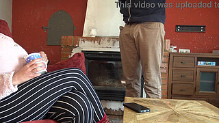 PERVERTED FAMILY: pregnant stepmom lets 18 year old stepson masturbate in front of her