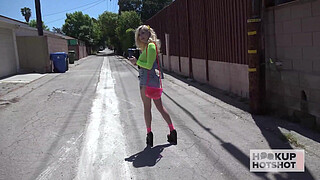 Blonde Slut Carolina Sweets Lets One Big Cock Wreck Her Holes!