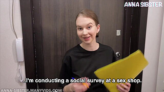 I never thought that a girl from a sex shop would knock on my door!