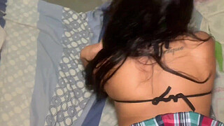 My stepdaughter came up to me while my wife went out