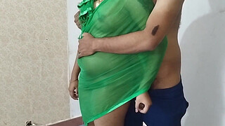 Horny Desi Girl Gets Anal Fucked While Standing