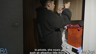 Panty Sniffing Son Gets Caught By Stepmom Xian'erai - Xian Erai