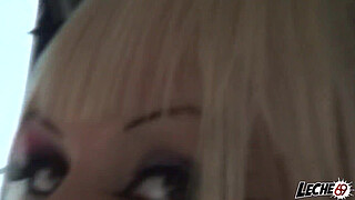 Fucked on the road when arriving in Ibiza