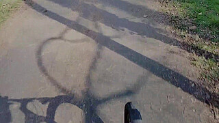 Lara seduces a stranger in the woods and takes him in her mouth